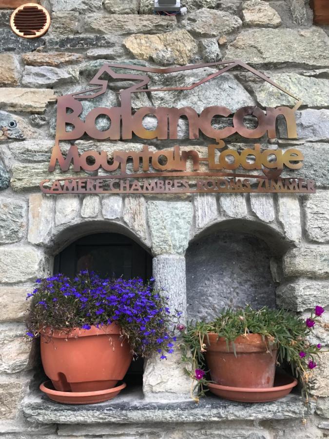 B&B Balancon Mountain Lodge Torgnon Exterior foto